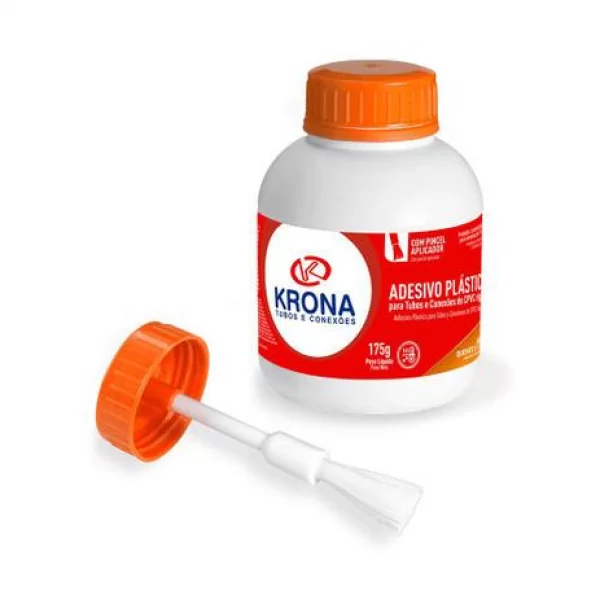 ADESICO PLÁSTICO 175G COM PINCEL KRONA 