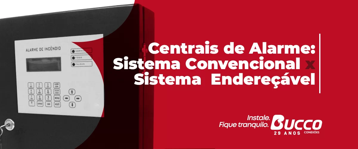 Centrais de Alarme:  Sistema Convencional x Sistema  Endereçável