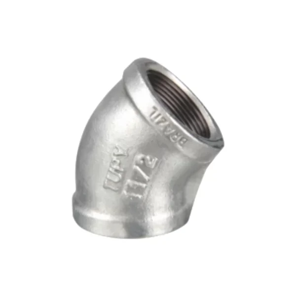 COTOVELO 45° GALVANIZADO NPT 150lbs TUPY