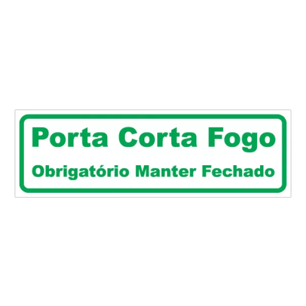 ADESIVO PORTA CORTA FOGO 