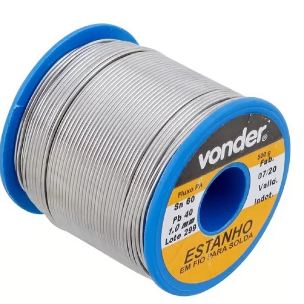 SOLDA ESTANHO EM FIO 500GR    